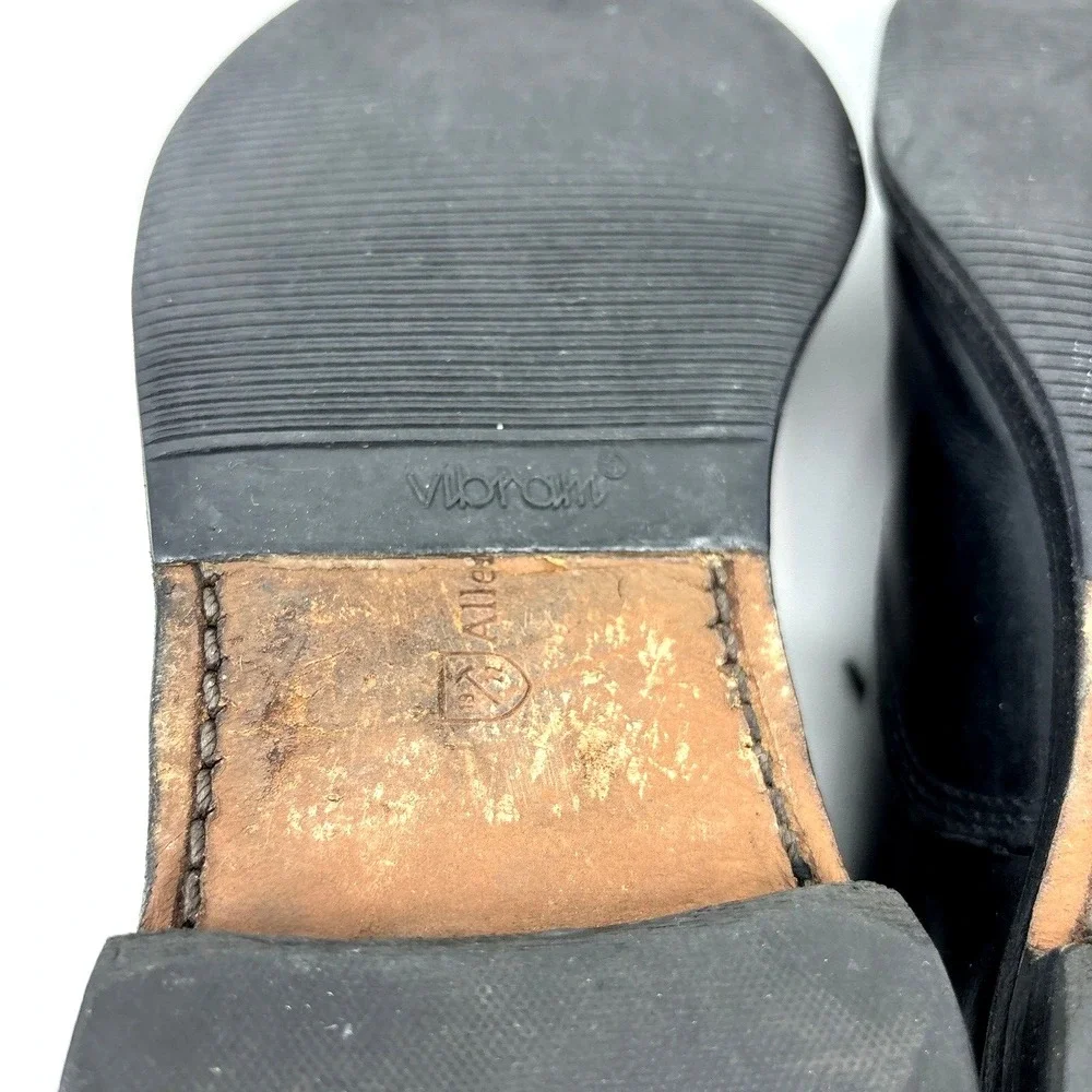 Mens 11.5‎ B Allen Edmonds Park Avenue Black Cap Toe Oxford Dress Shoes USA